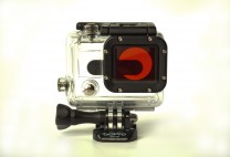 GoPro HD HERO 3+ 4 Black Silver Red Dive Filter + Dive Housing