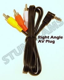 Right Angle AV Plug Philips & Lyra